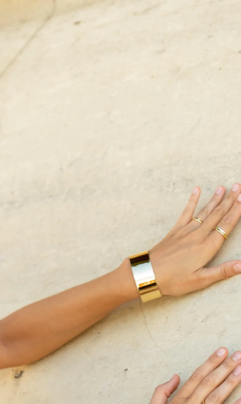 Adorn | Squared Cuff - High Polish