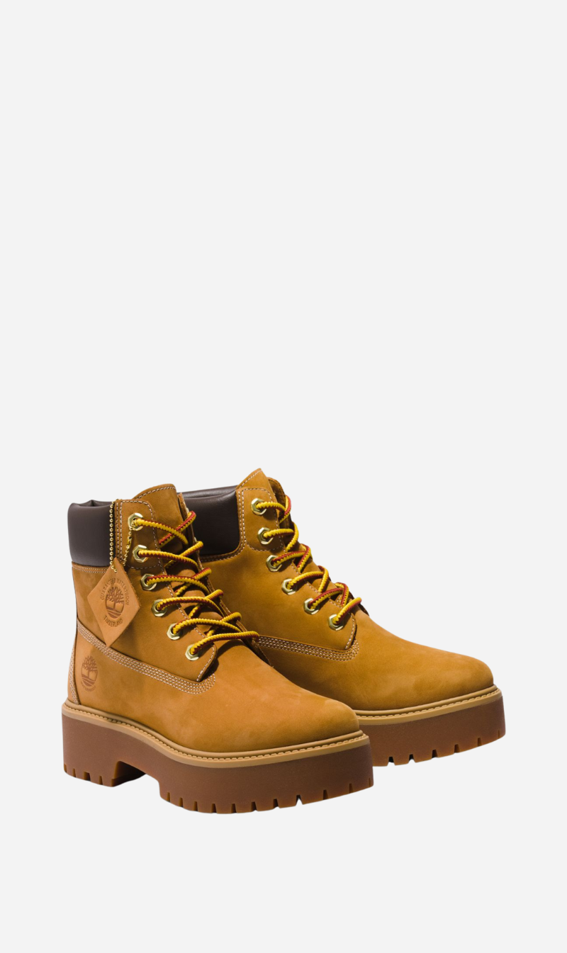 Timberlands Stone Street 6 Inch Waterproof Boot Wheat Nubuck Sisters Co