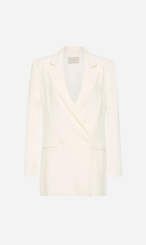 White split sleeve on sale blazer