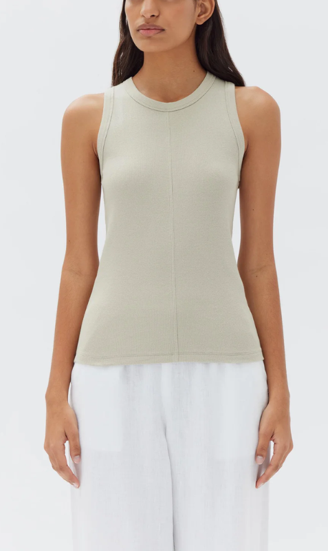 Assembly Label | Miana Organic Rib Tank - Bisque