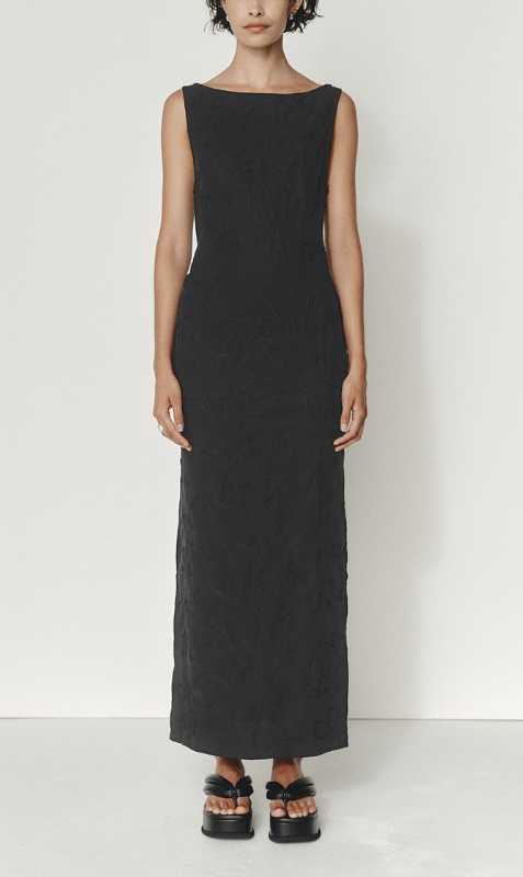 Marle | Rose Dress - Black