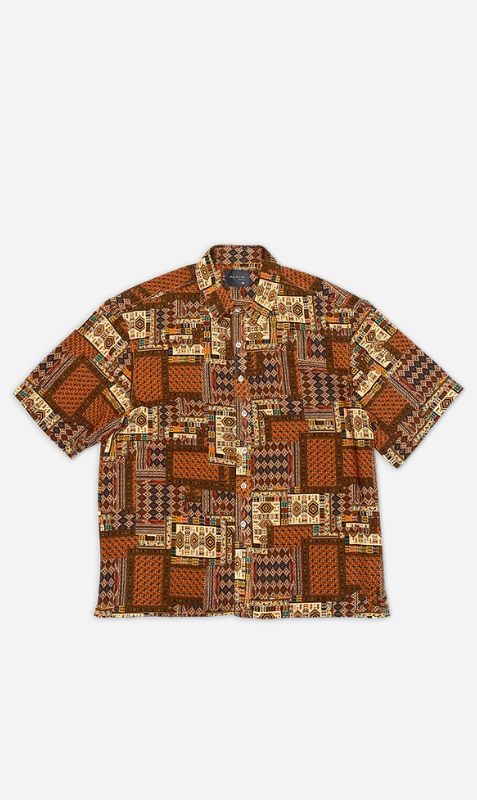 Beach Brains | Resort Shirt - Burnt Orange