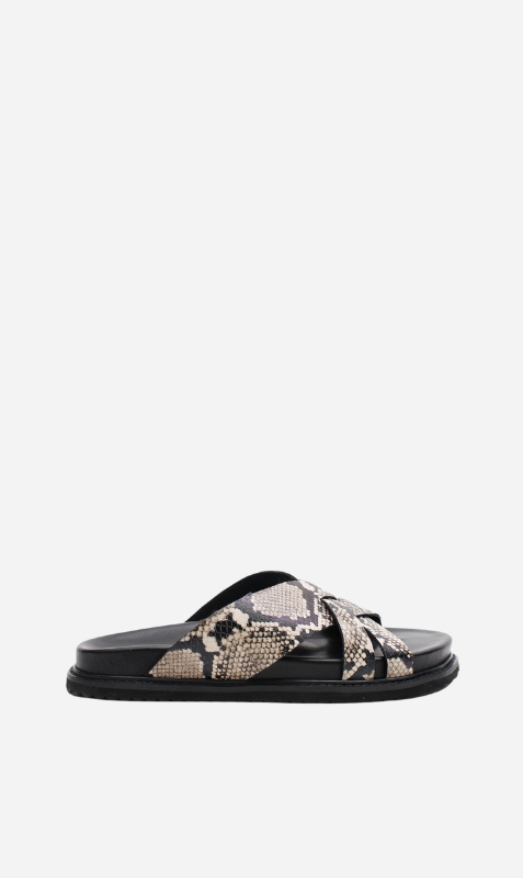 Gucci slides hot sale snake print