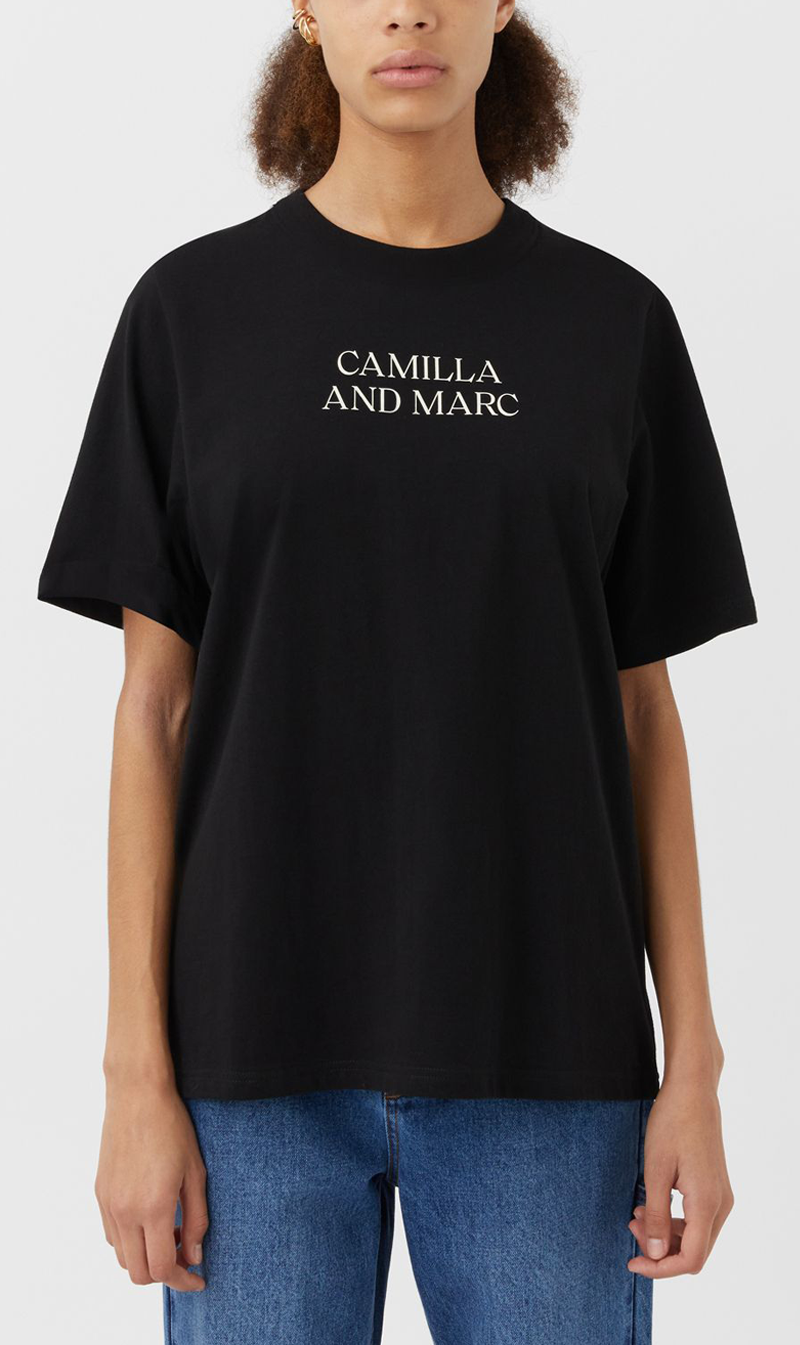 Camilla and marc black t shirt Clearance