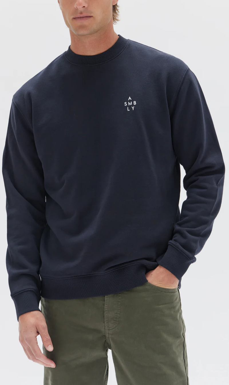 Assembly Label | Stacked Crew - True Navy