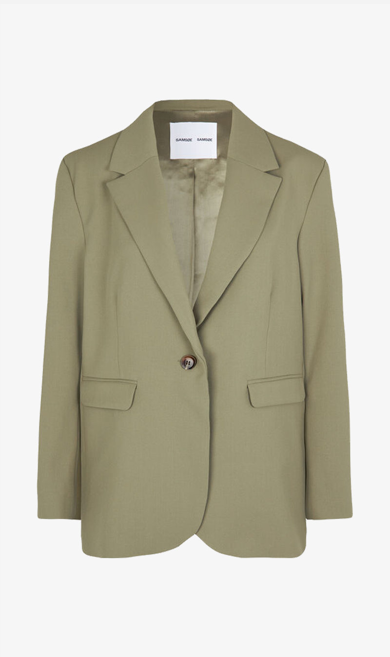 Samsoe Samsoe | Haven Blazer - Silver Sage – Sisters & Co