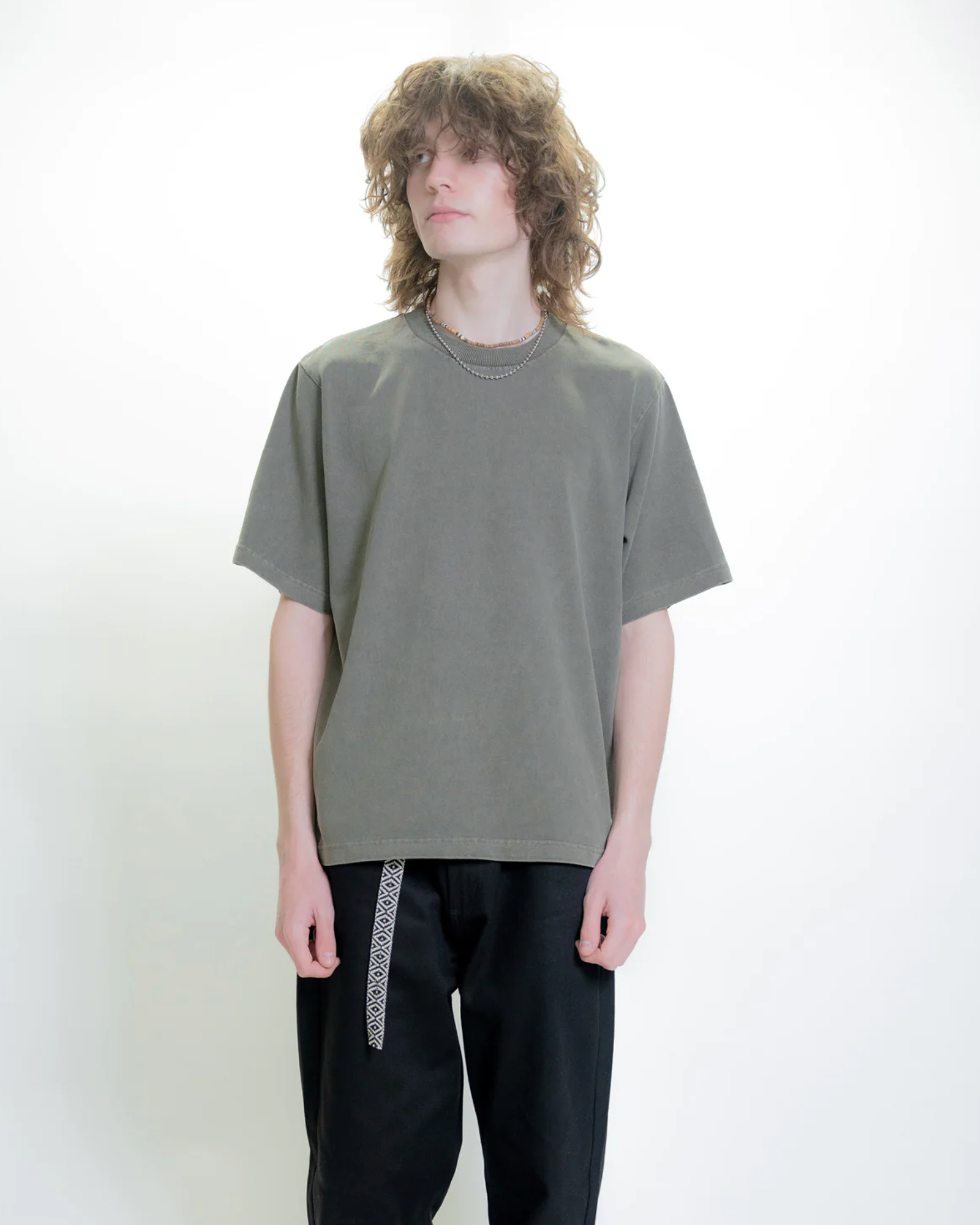 Beach Brains | Boxy Tee - Khaki