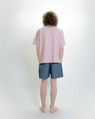 Beach Brains | Boxy Tee - Pink