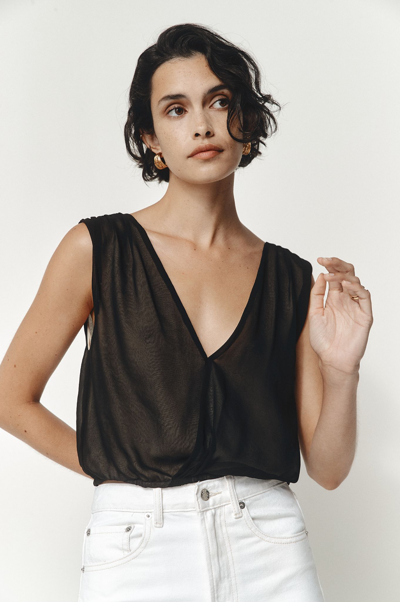 Marle | Luca Top - Black