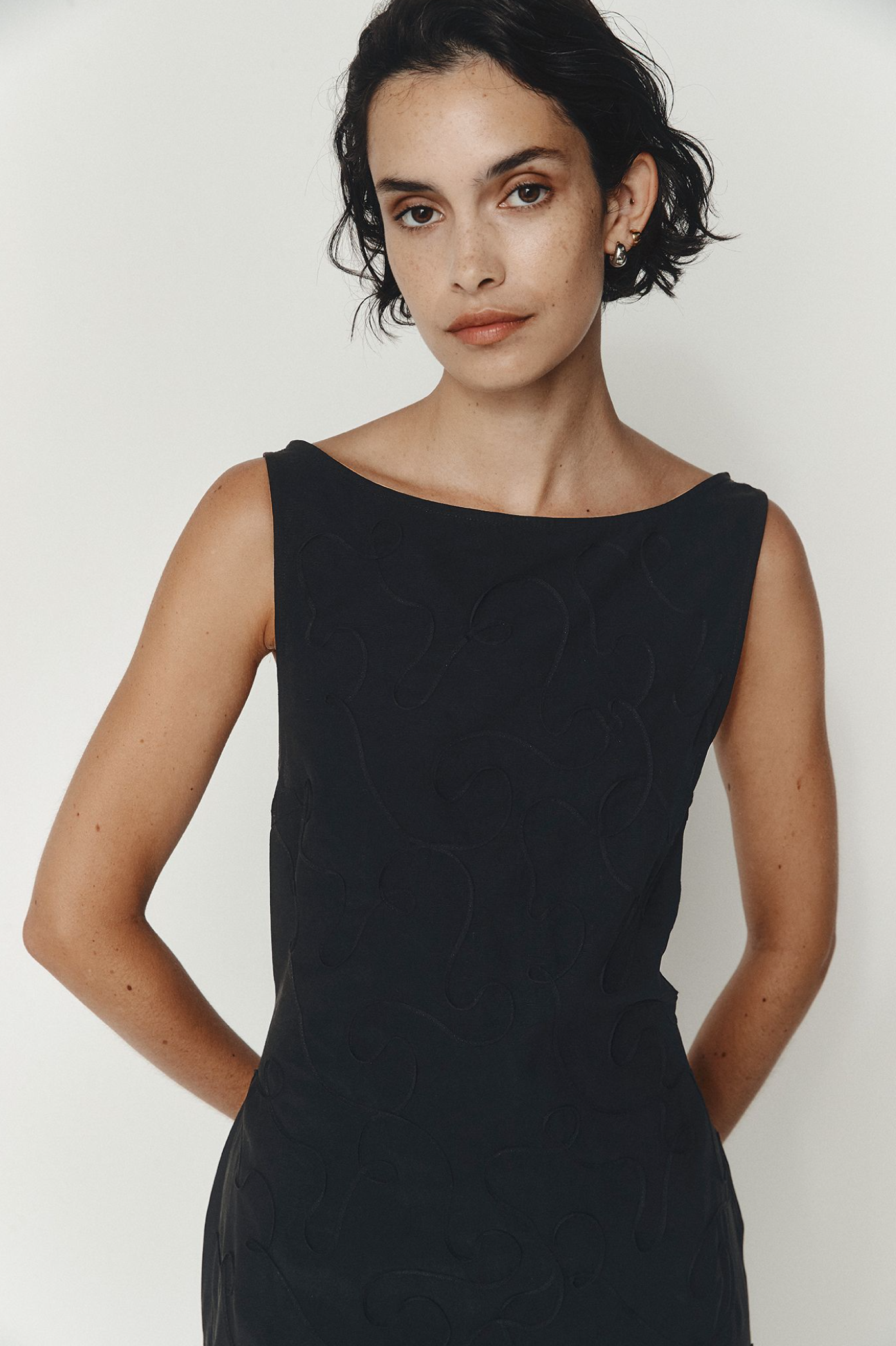 Marle | Rose Dress - Black