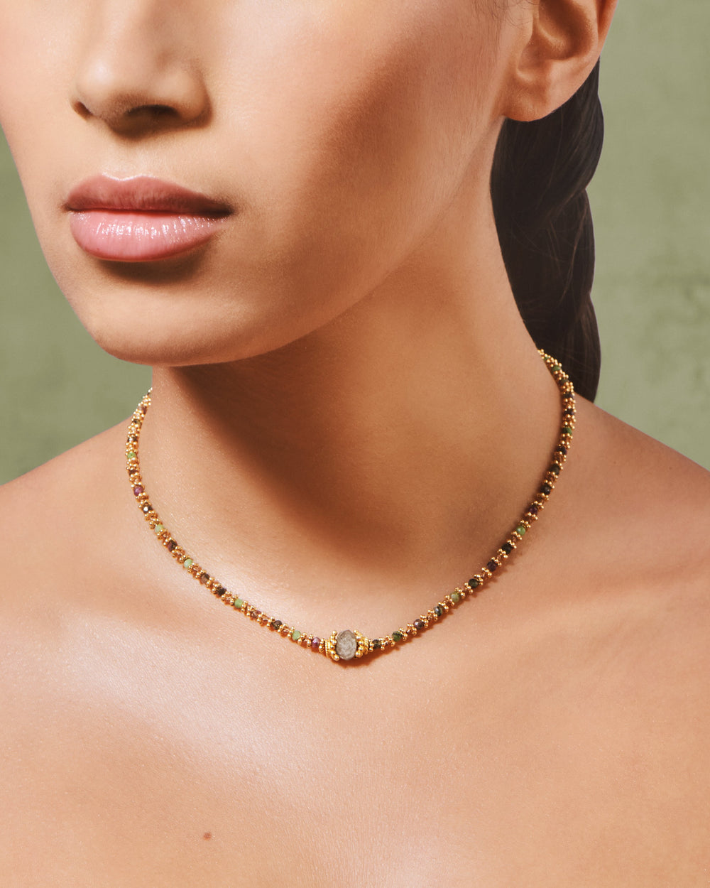 Tityaravy | Collier Adhiya - Rubis Zoi/Tourm