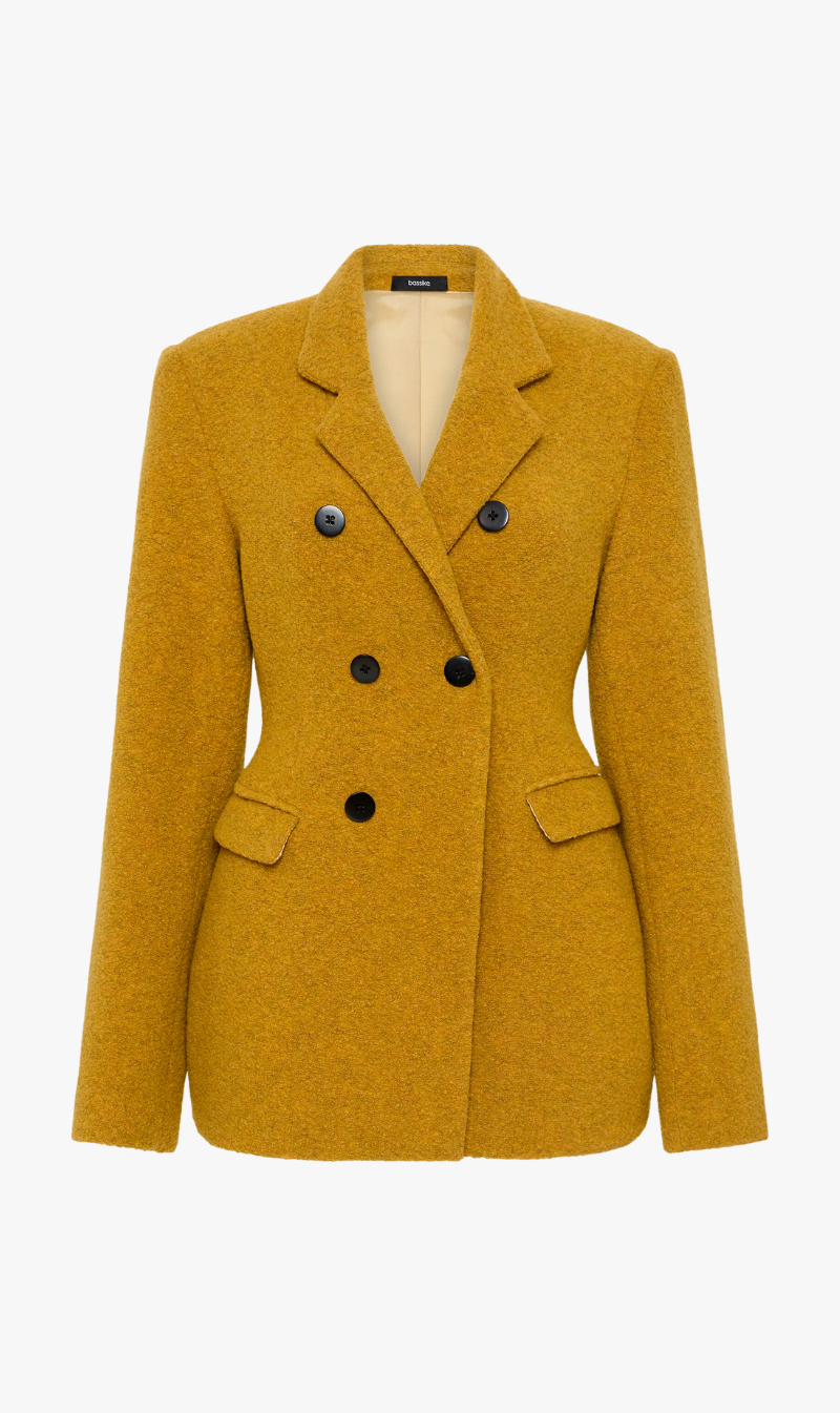 Next on sale ochre coat