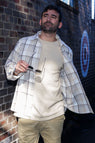 Kore Studios | Brooklyn Heavy Flanno - Cream Plaid