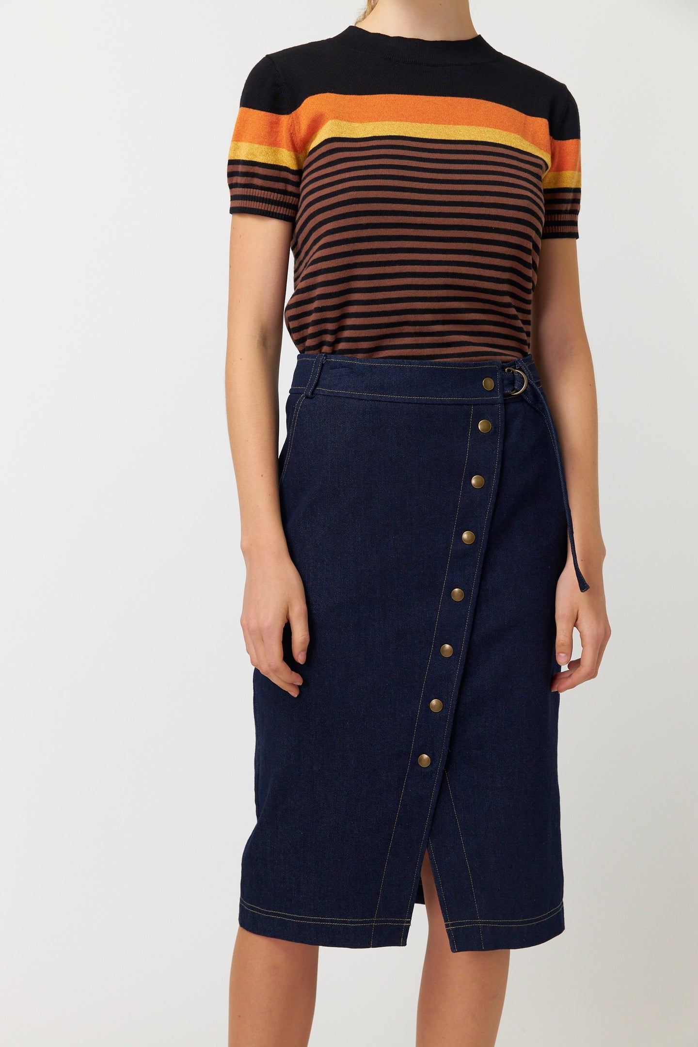 Kate Sylvester | Denim Skirt - Dark Indigo