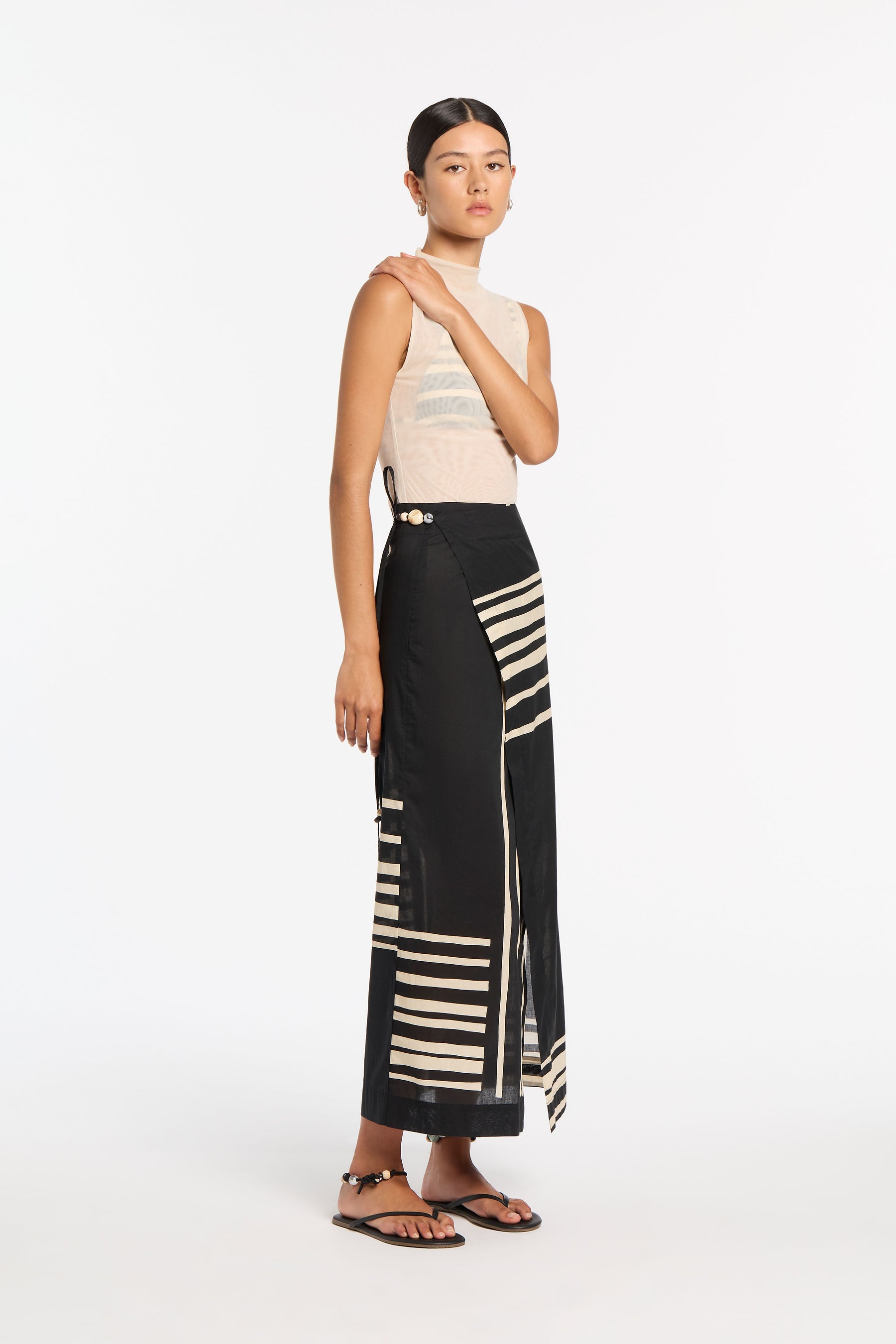 SIR The Label | Jacques Mesh Tank - Ecru