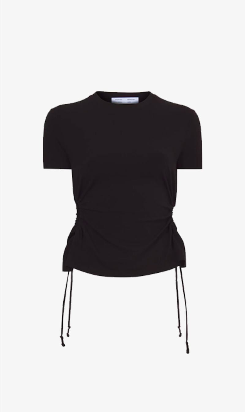 Proenza Schouler White Label Side Slit T.Shirt Black Sisters