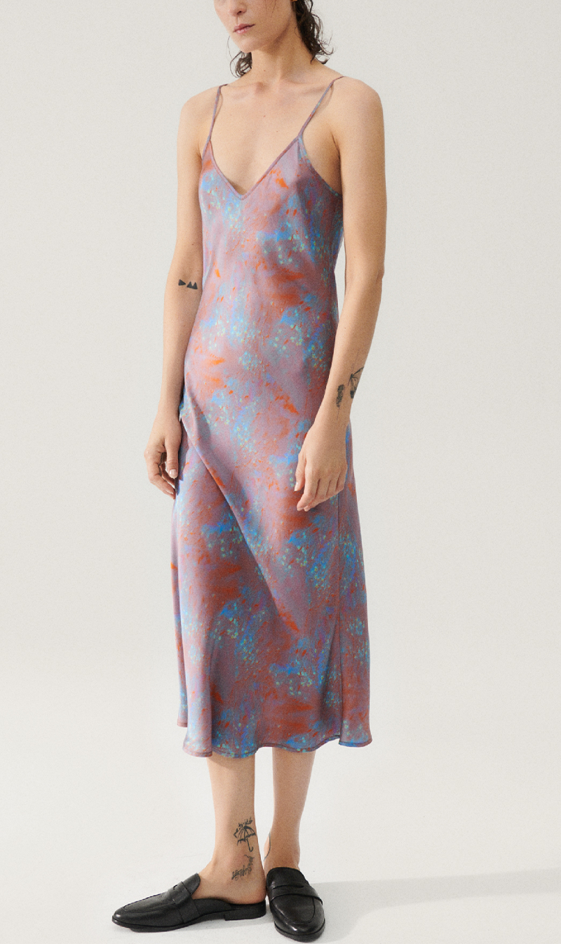 Silk Laundry | Deco String Dress - Dazed