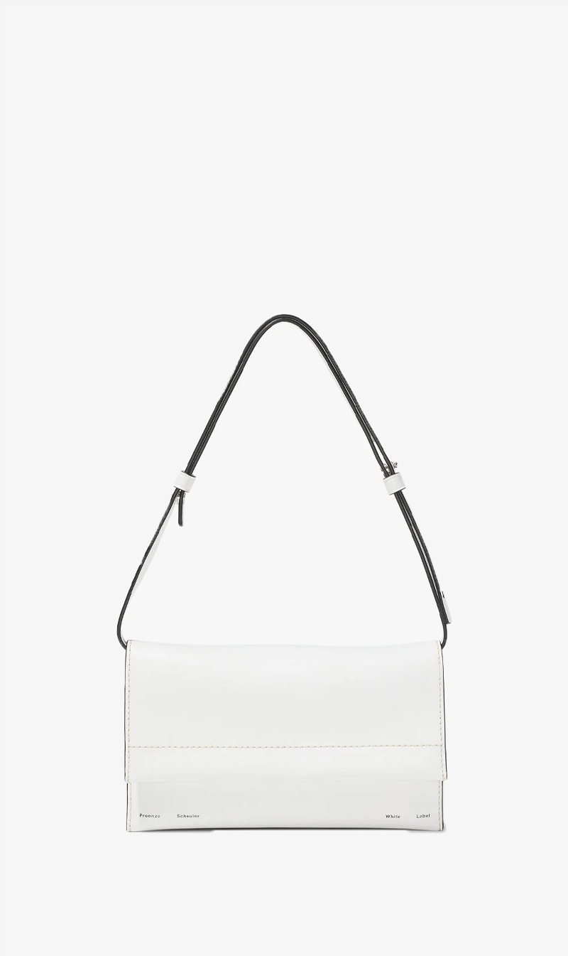 Proenza Schouler | Small Accordion Flap Bag - Optic White