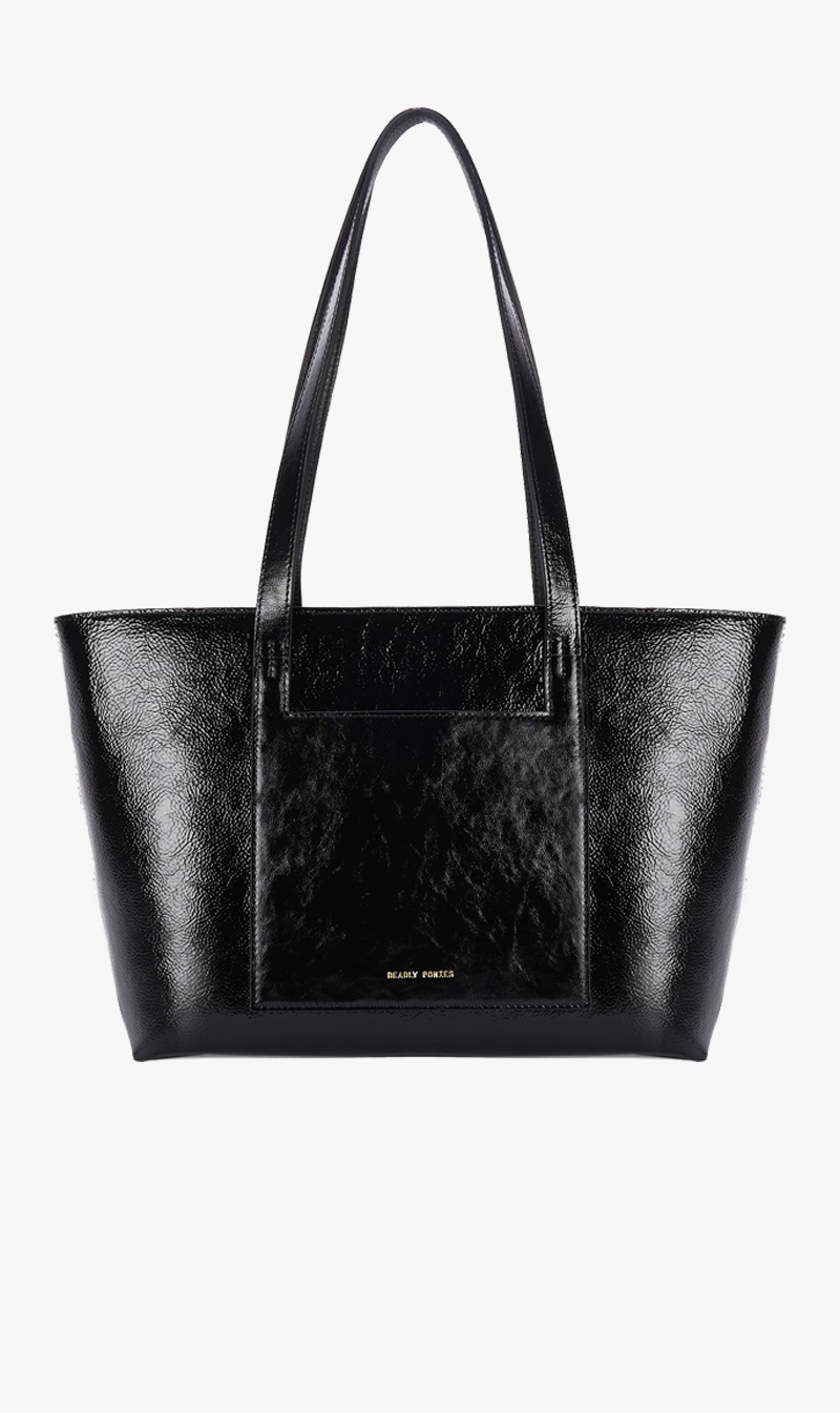 Deadly Ponies | Mr Porter Midi Patent - Black