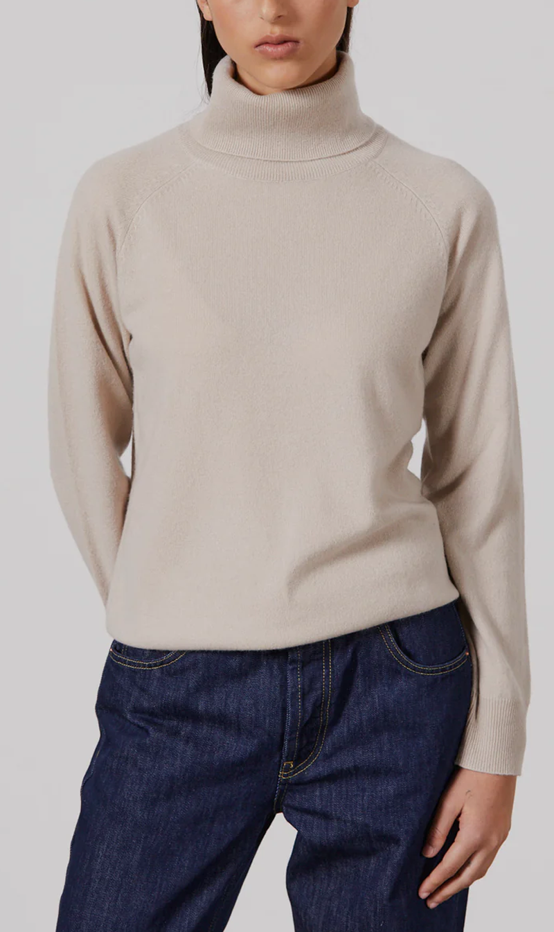 Laing | Ashwell Rollneck - Almond