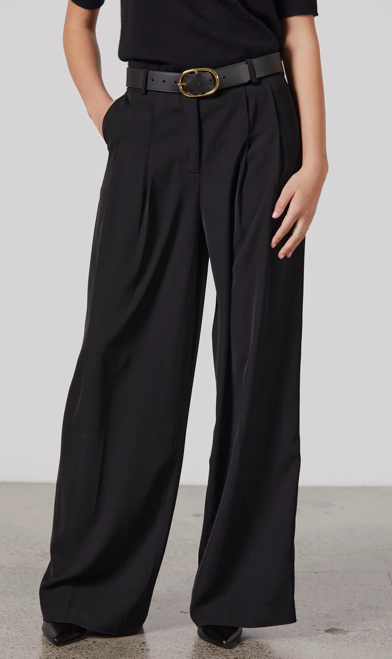 Laing | Ava Wide Leg Pant - Black