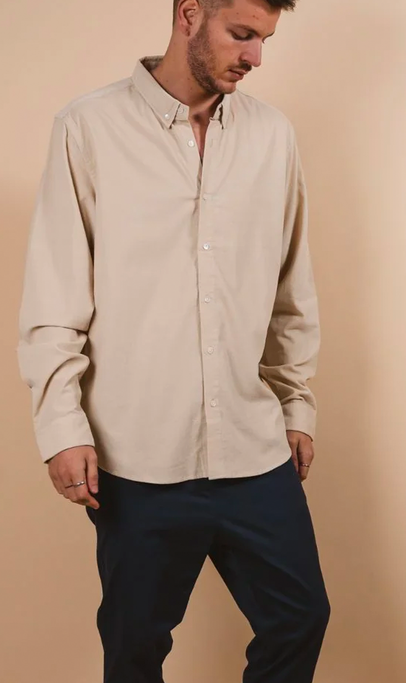 Kore Studios | Roy L/s Cord Shirt - Sand