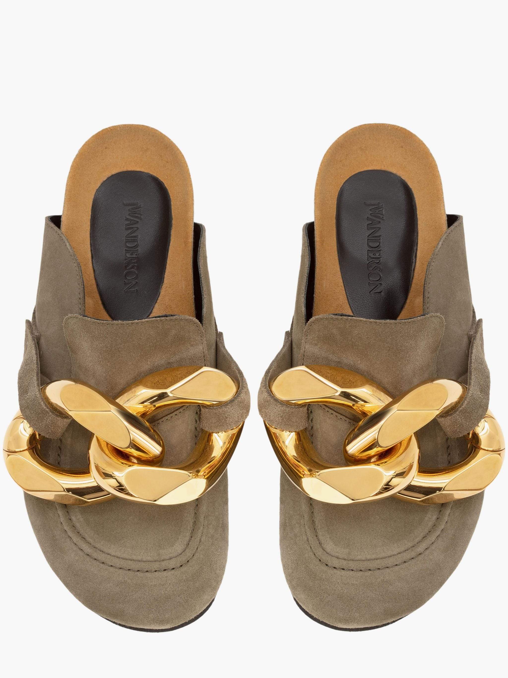 JW Anderson | Chain Loafer - Olive Suede