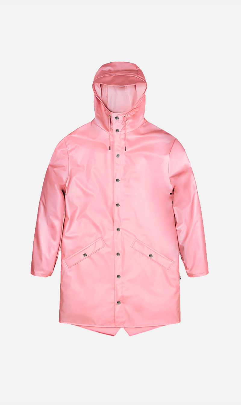 RAINS | Long Jacket - Pink Sky