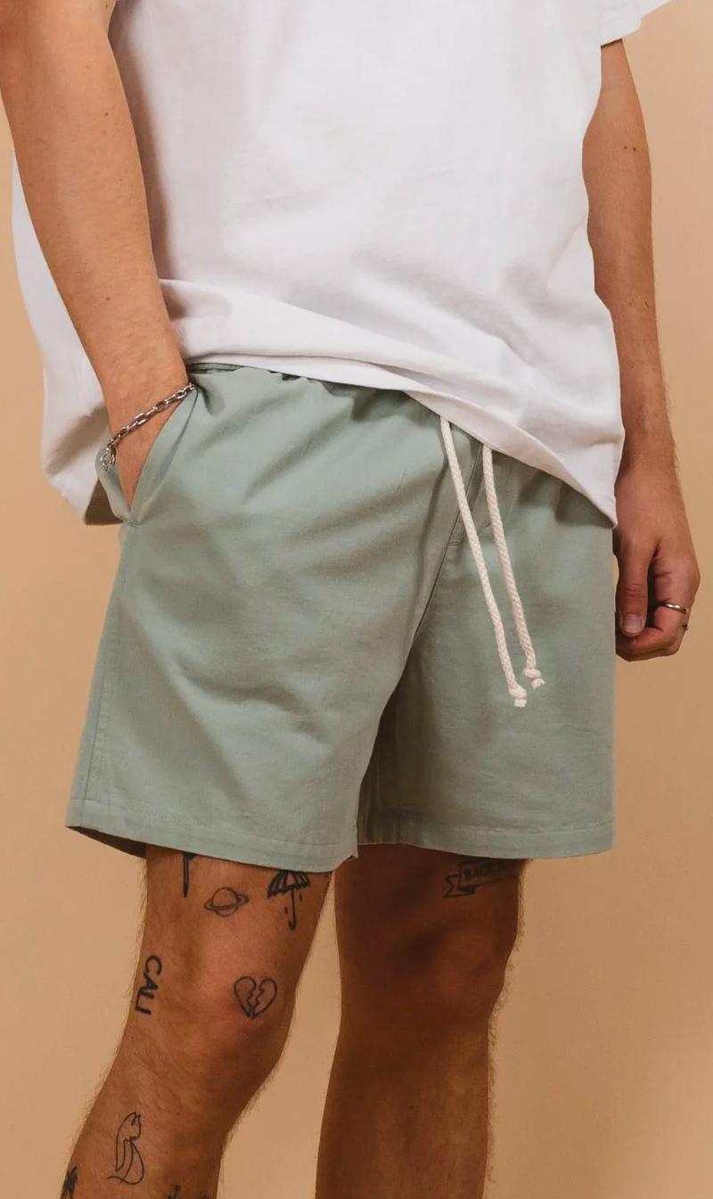 Kore Studios | Thomas Twill Short - Sage