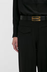 Victoria Beckham | Reverse Front Trouser - Black