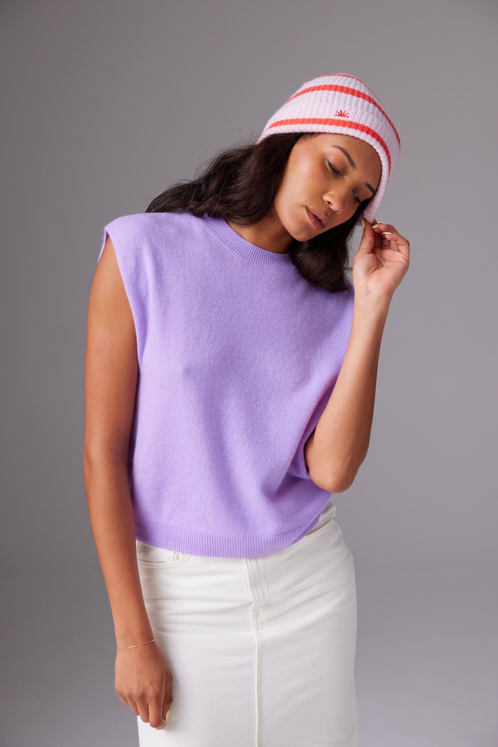 CRUSH | Lucca Crew Neck Tank - Grape