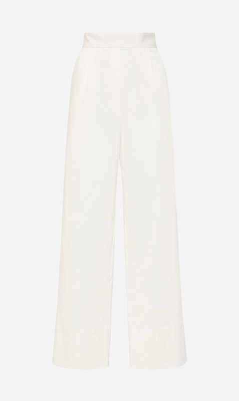 Matteau | Cropped Summer Trouser - Chalk