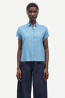 Samsoe Samsoe | Majan Short Sleeve Shirt - Blue Heaven