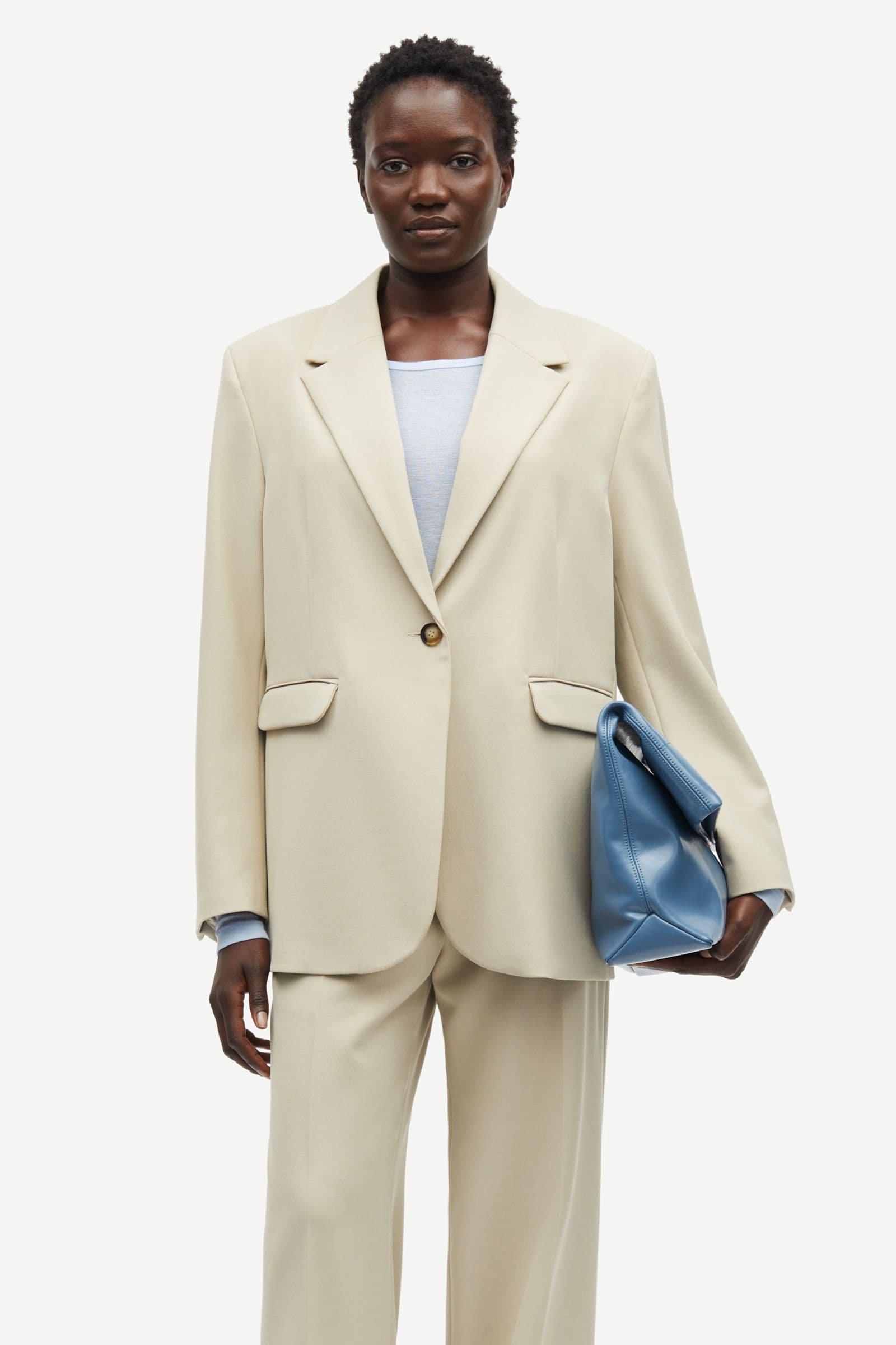 Samsoe Samsoe | Haven Blazer - White Pepper