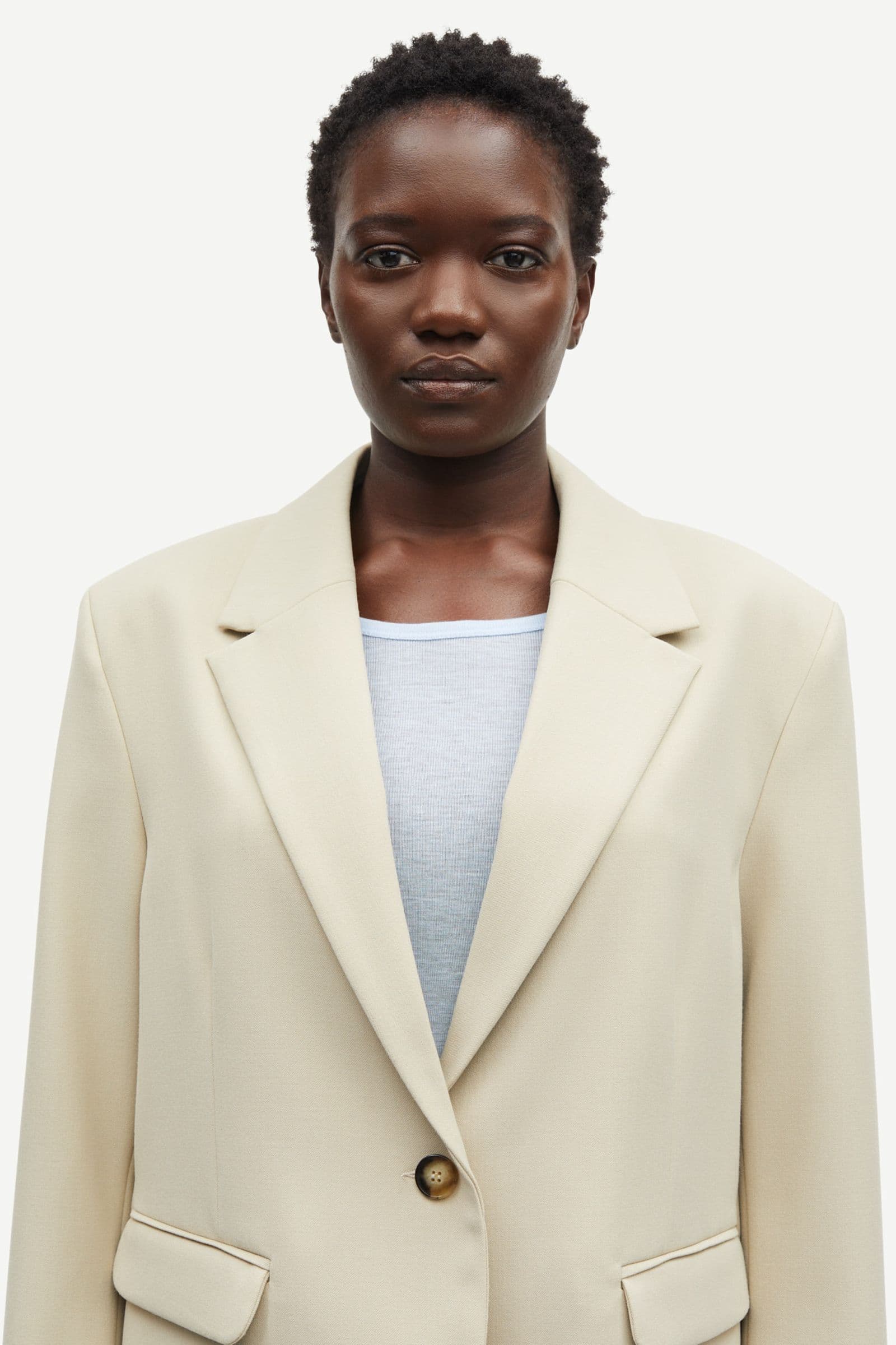 Samsoe Samsoe | Haven Blazer - White Pepper