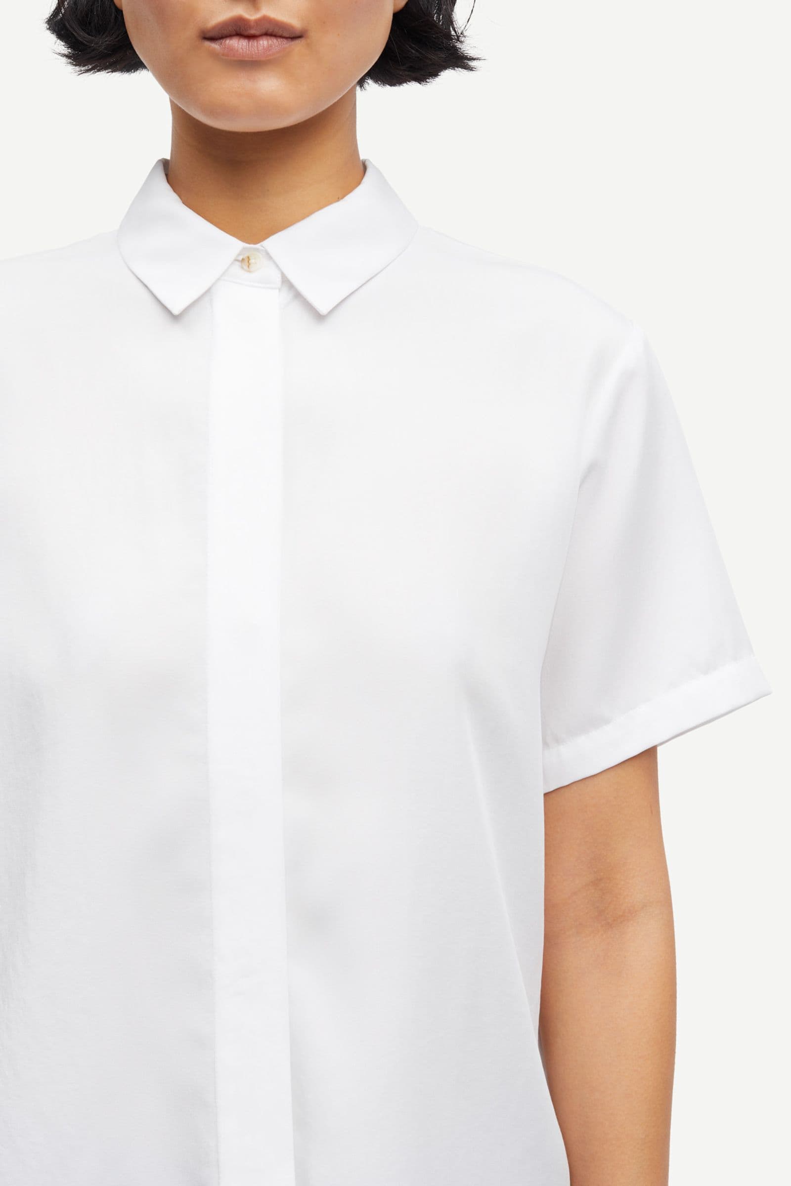 Samsoe Samsoe | Mina Short Sleeve Shirt - White