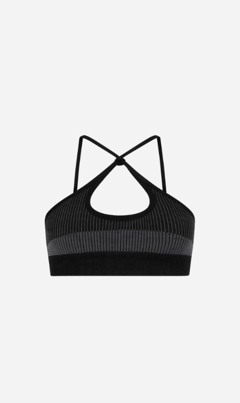 Nagnata | Surya Crop - Black/Charcoal