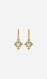 Zoe & Morgan | Reya Earrings - Gold White Topaz