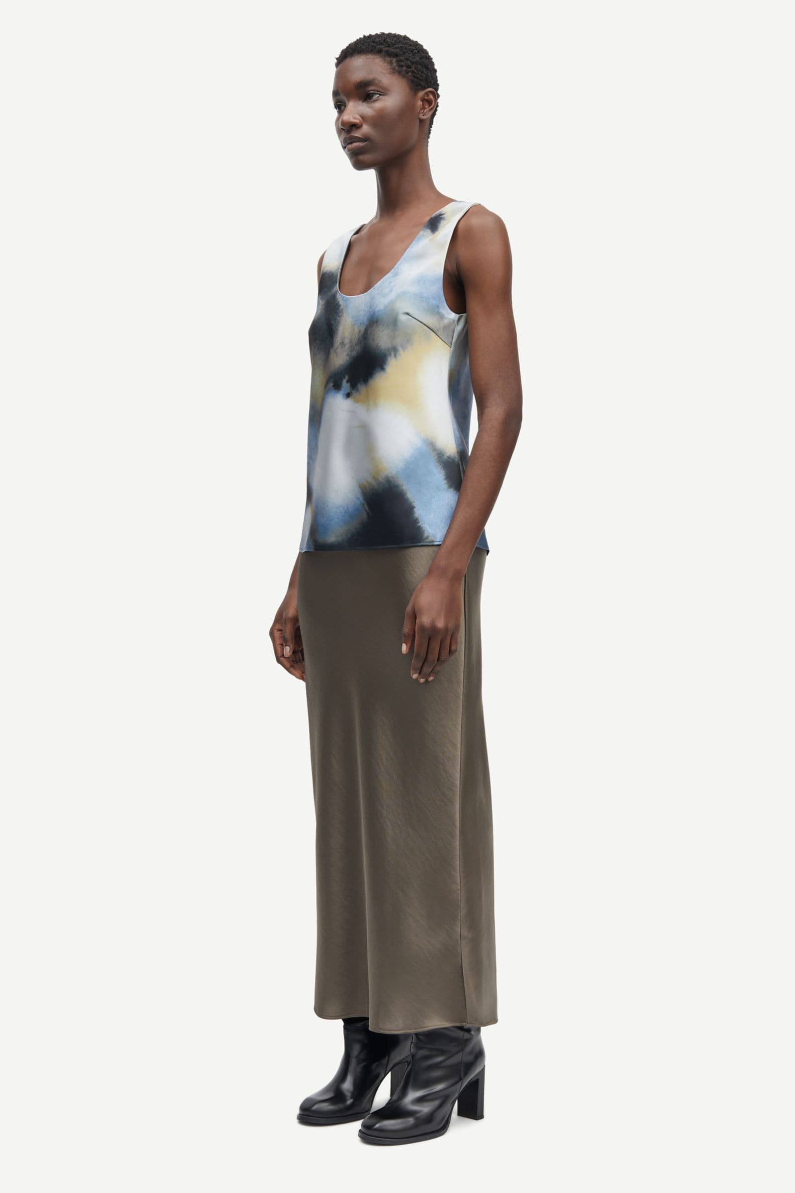 Samsoe Samsoe | Saagneta Long Skirt - Bungee Cord