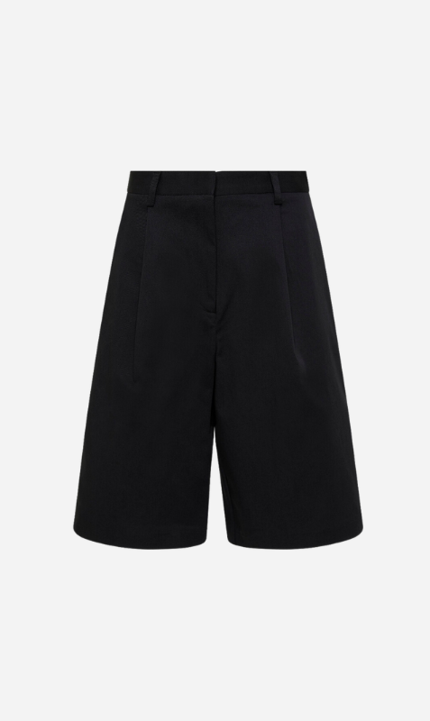 Matteau | Long Chino Short - Black