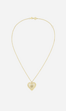 Zoe & Morgan | Amor Necklace - Gold/White Zircon