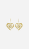 Zoe & Morgan | Amor Earrings - Gold/White Zircon