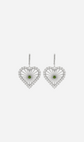 Zoe & Morgan | Amor Earrings - Silver/Chrome Diopside