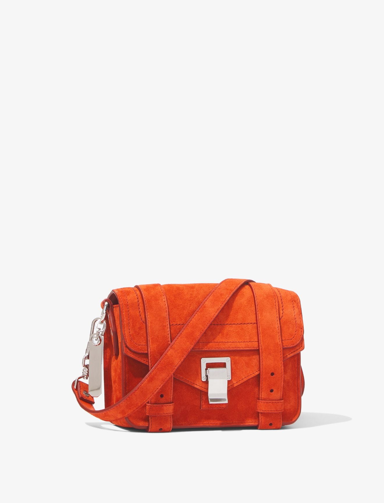 Proenza Schouler | Suede PS1 Mini Crossbody Bag - Tomato Red Suede