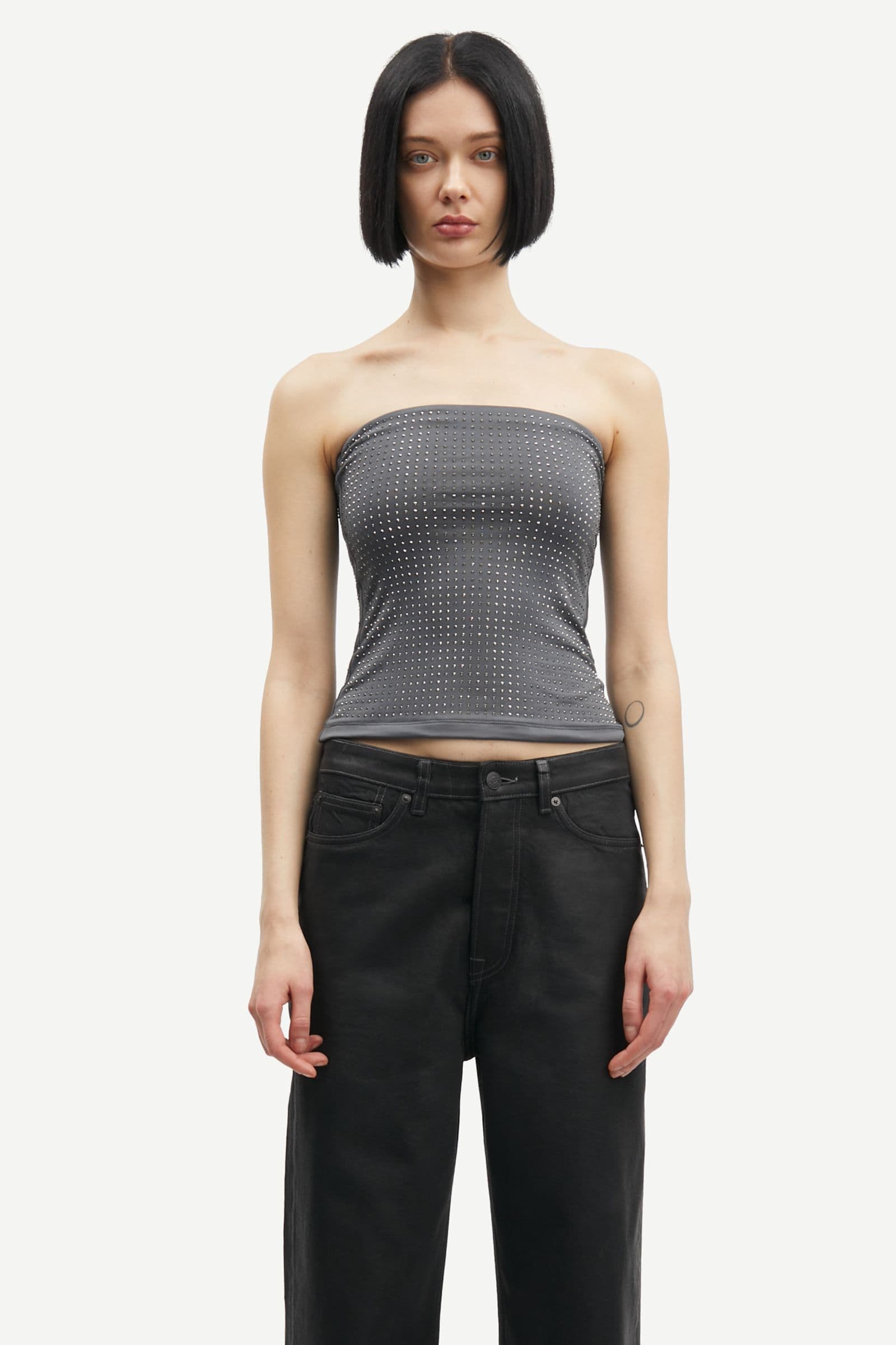 Samsoe Samsoe | Sachrishell Tube Top - Iron Gate