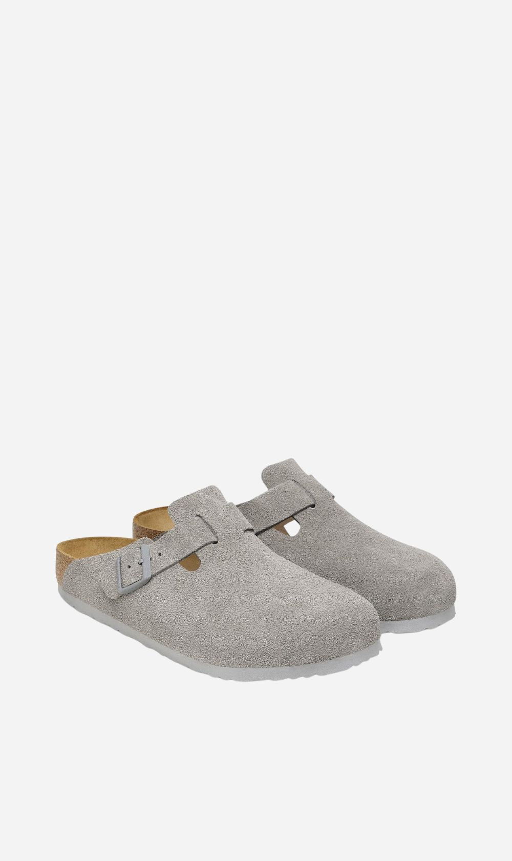 Birkenstock | Boston Suede Regular - Stone Coin