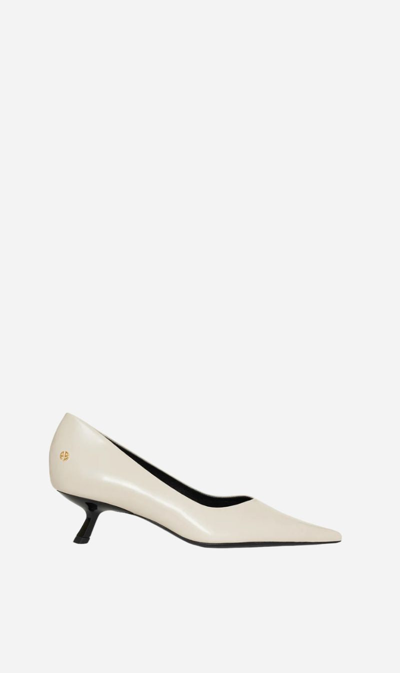 Anine Bing | Hilda Pumps - High Shine Bone