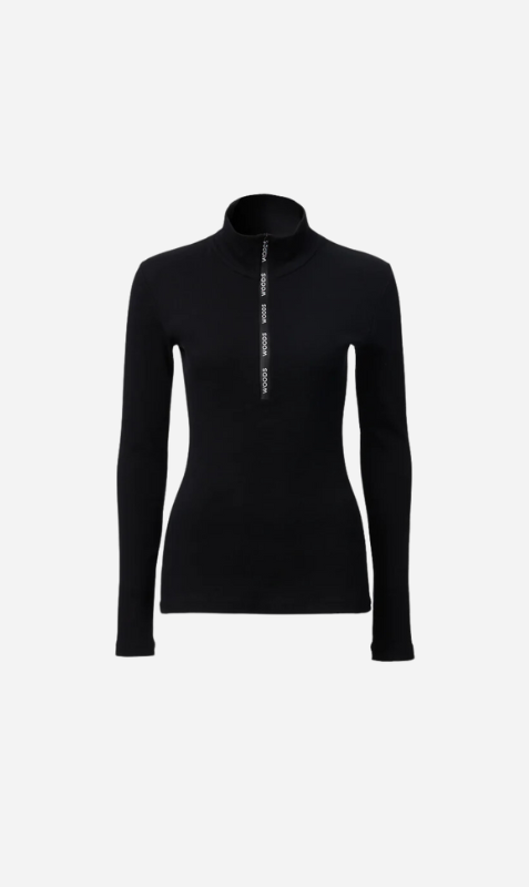 Viktoria & Woods | Woods Rib Turtleneck - Black