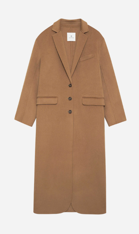 Anine Bing | Quinn Coat - Camel Cashmere