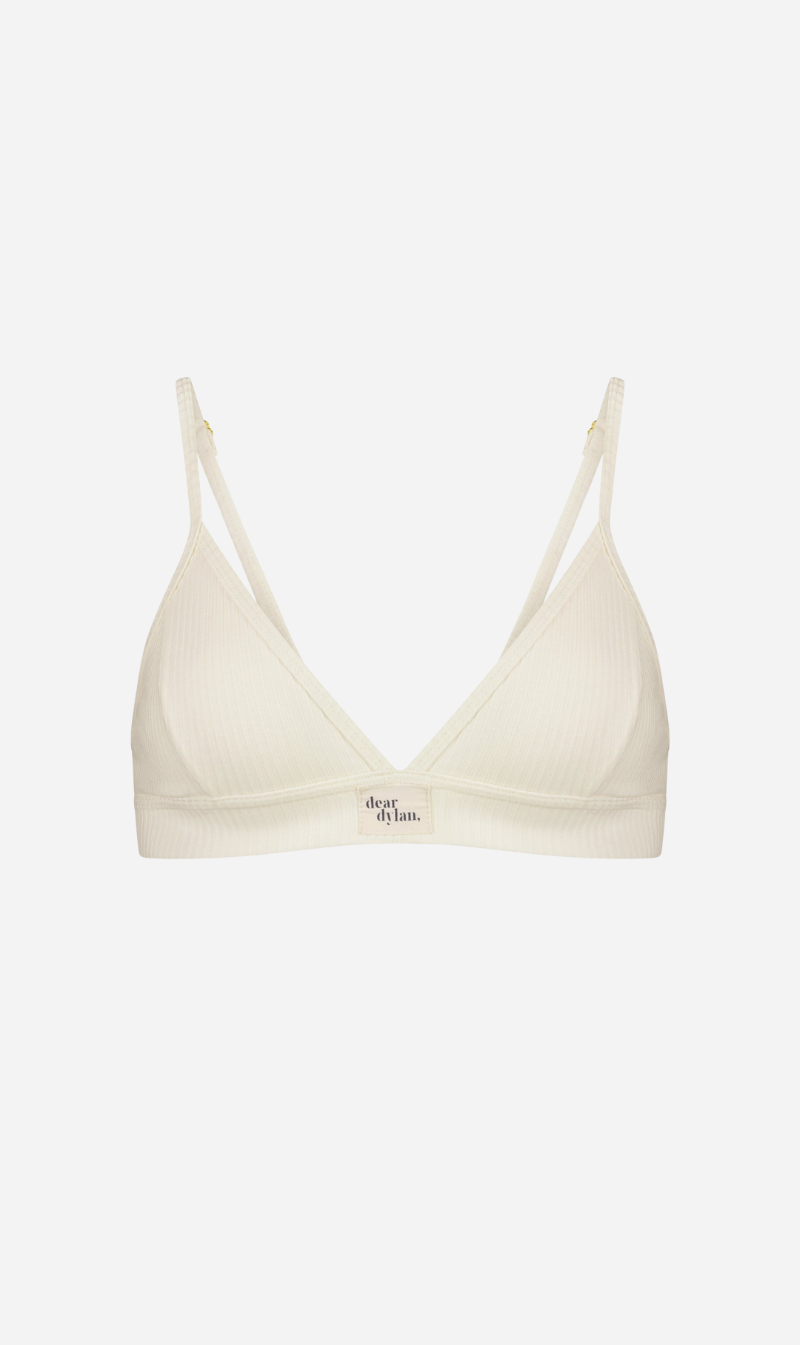 Dear Dylan | Organic Bralette - Ivory